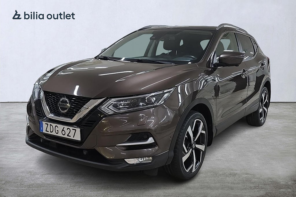Nissan Qashqai 1.2 DIG-T Panorama Skinn Backkamera Navigation Keyless