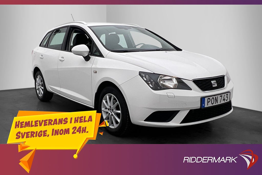 Seat Ibiza ST 1.0 EcoTSI 95hk Style P-Sernsorer Farthållare