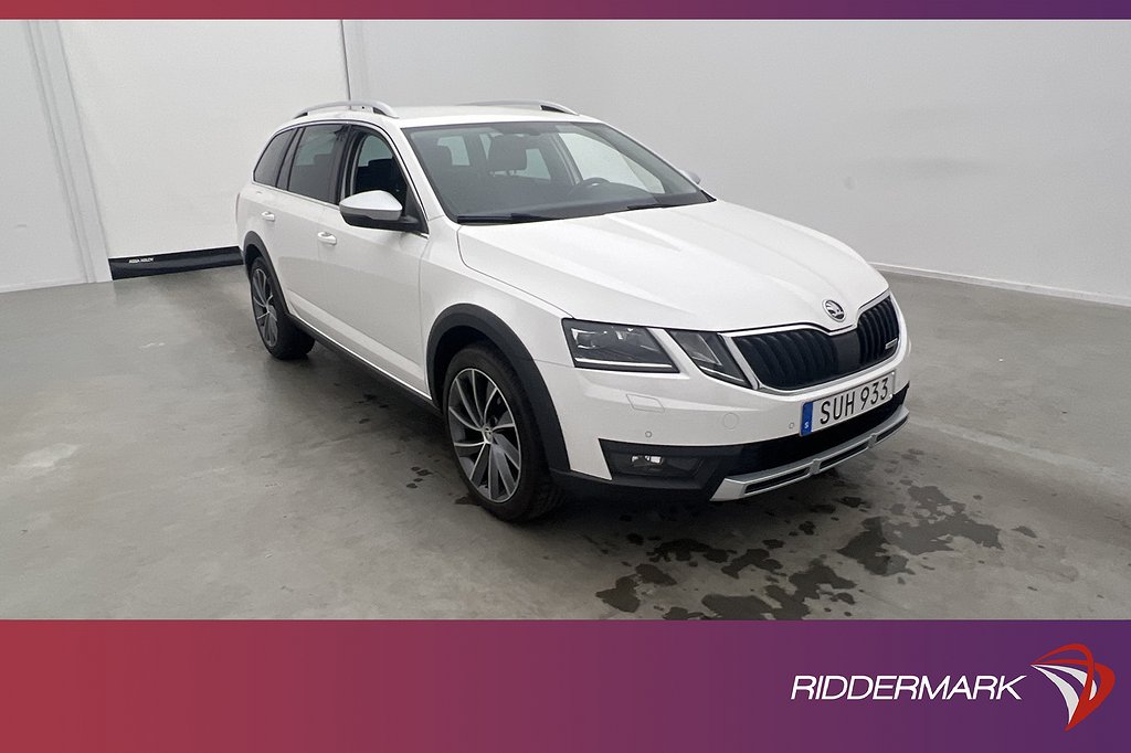 Skoda Octavia Scout 4x4 Premium P-Värm Canton Kamera Drag