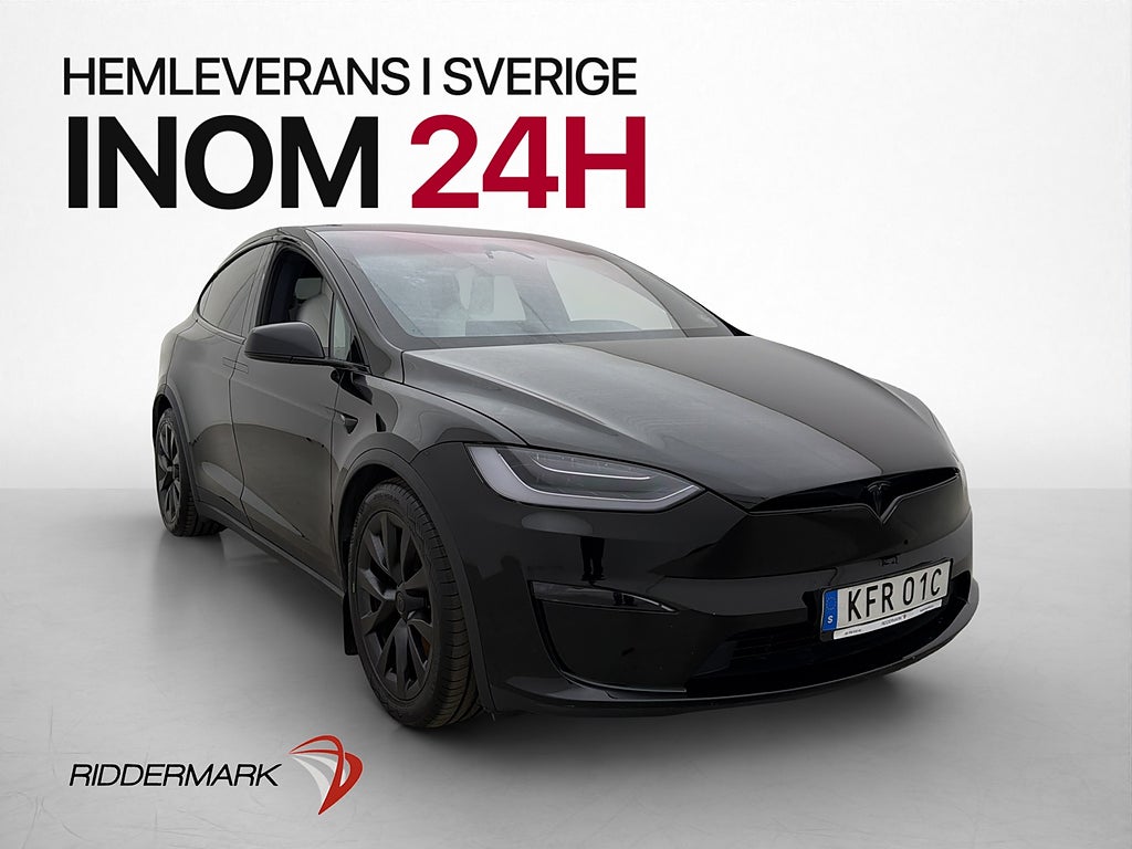 Tesla Model X Model X Plaid 1020hk 6-Sits Yoke Luftfjädring