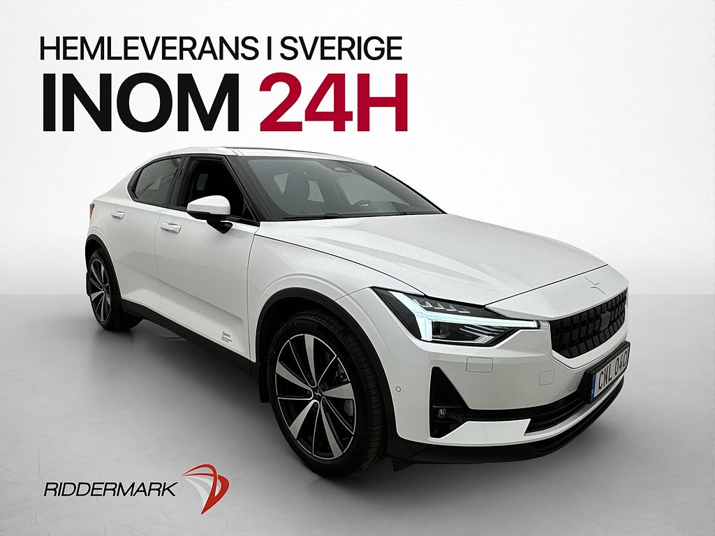 Polestar 2 Long range Dual motor 408hk Pano Drag BLIS 360°