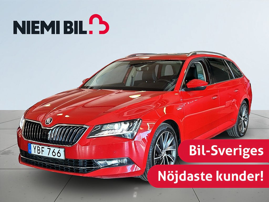 Skoda Superb Kombi 2.0 TSI 4x4 L&K Pano/Pvärm/Skinn/Kamera/Drag/SoV