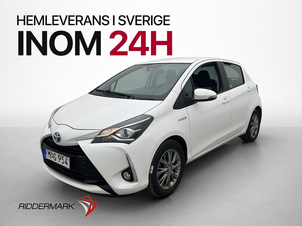 Toyota Yaris Hybrid e-CVT 101hk Active Backkamera