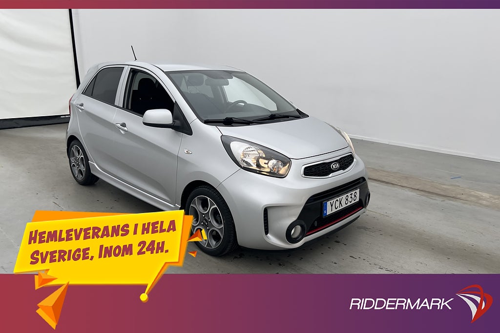 Kia Picanto 1.0 MPI 67hk GLS Kamera Rattvärme Navi