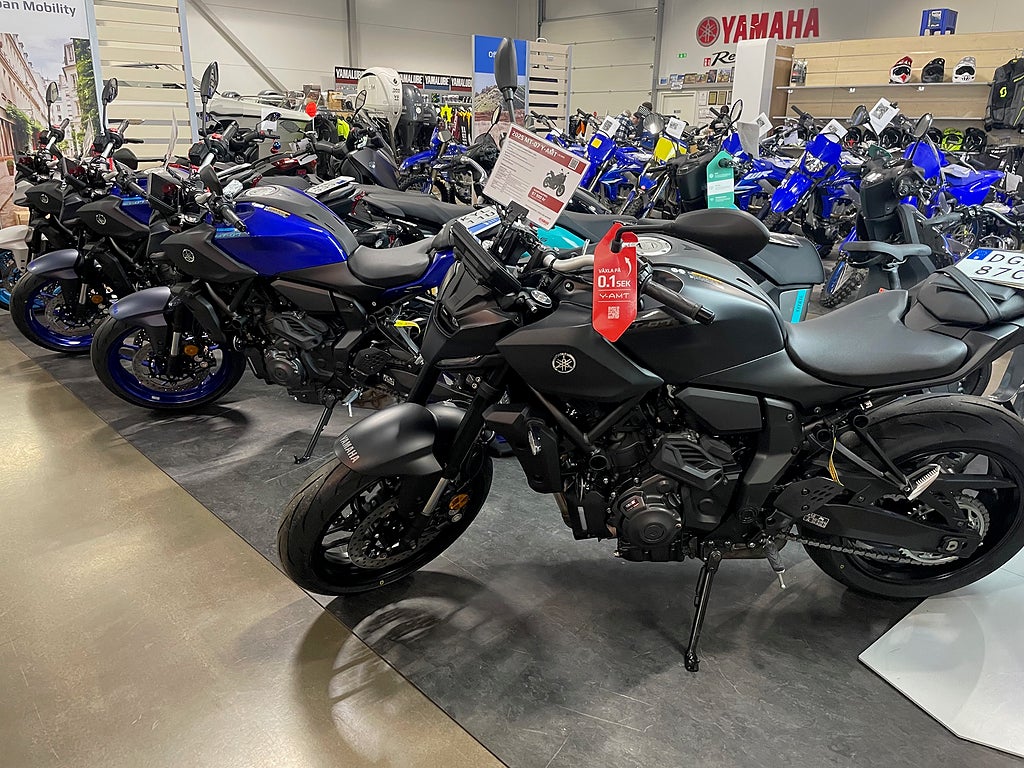 Yamaha MT07 Y-AMT ABS KAMPANJ SPARA 8000kr SEMIAUTOMAT mt07 mt-07 MT-