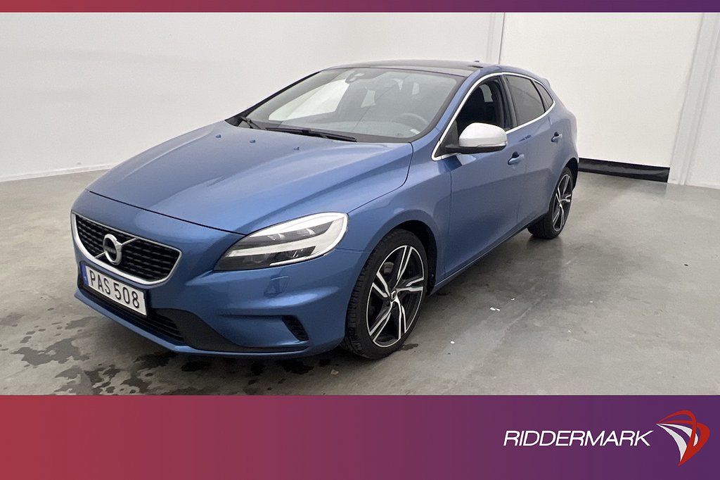 Volvo V40 D3 R-Design VOC Värmare Pano Kamera Keyless Navi