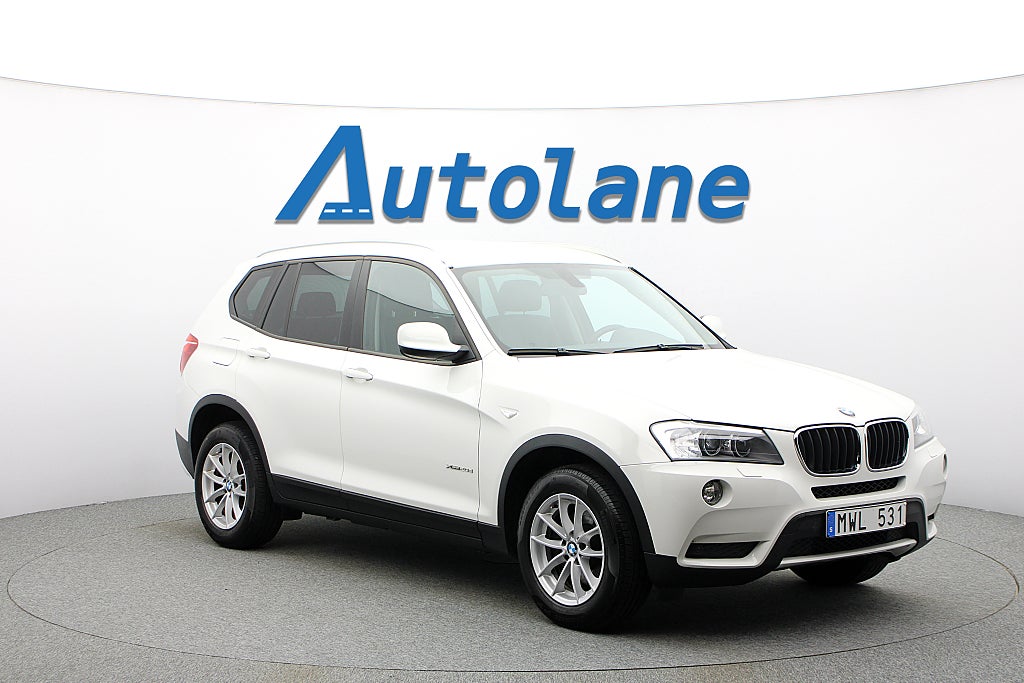 BMW X3 xDrive20d , Dragkrok, Helskinn, PDC, 1 brukare 184hk
