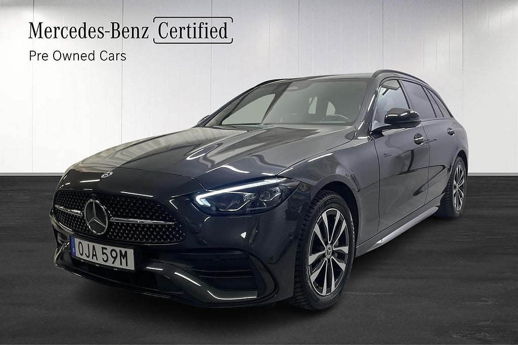Mercedes-Benz C 300 T de 4MATIC / V-hjul / Night Pack / Moms