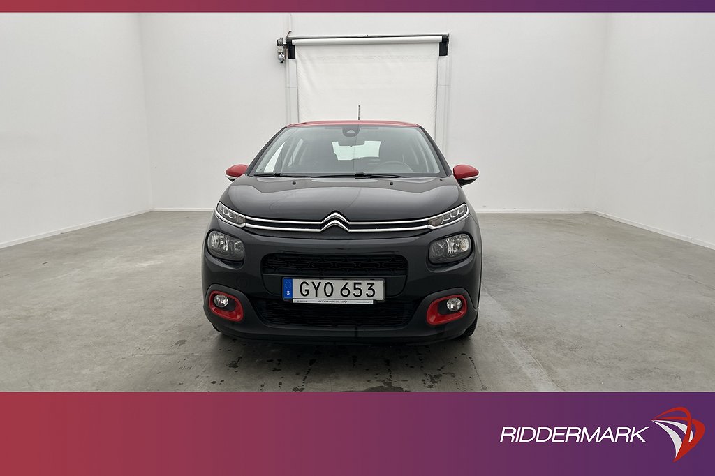 Citroën C3 1.2 VTi 83hk Feel Sensorer Farthållare Låg-Skatt