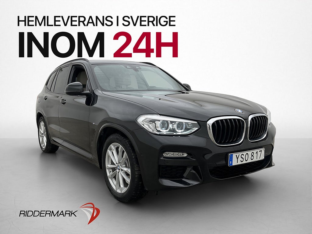 BMW X3 xDrive20d 190hk M-Sport Värmare Dragkrok Kamera