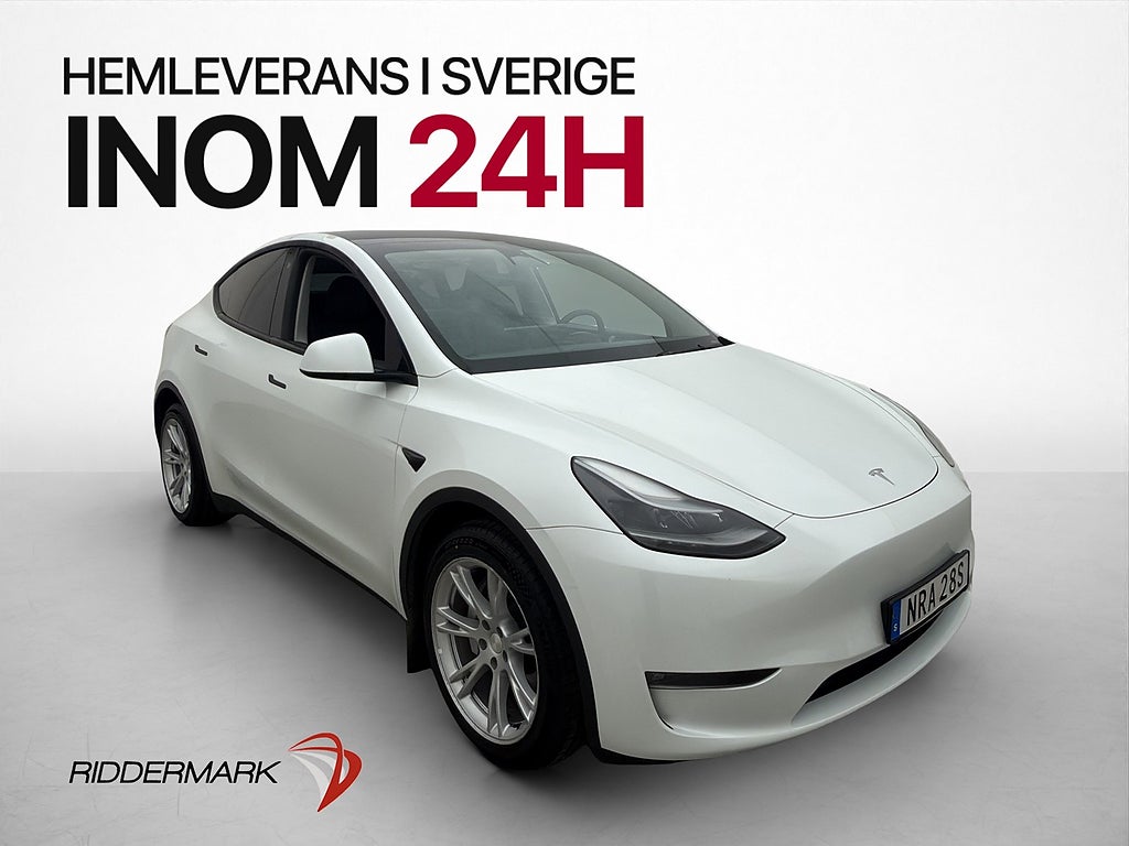 Tesla Model Y Long Range AWD Pano Skinn Drag Kamera