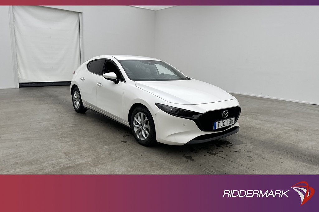 Mazda 3 Sport M Hybrid 122hk Sky+Tech Kamera BOSE HUD Navi