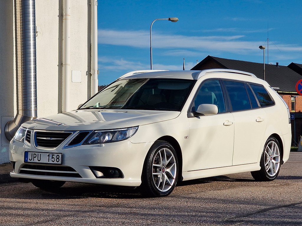 Saab 9-3 SportCombi 1.9 TTiD Vector 180hk/Ny Besiktigad/