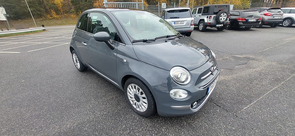 Fiat 500 1.2 8V 69hk 7200mil Lounge Kamrem bytt Panorama EU6