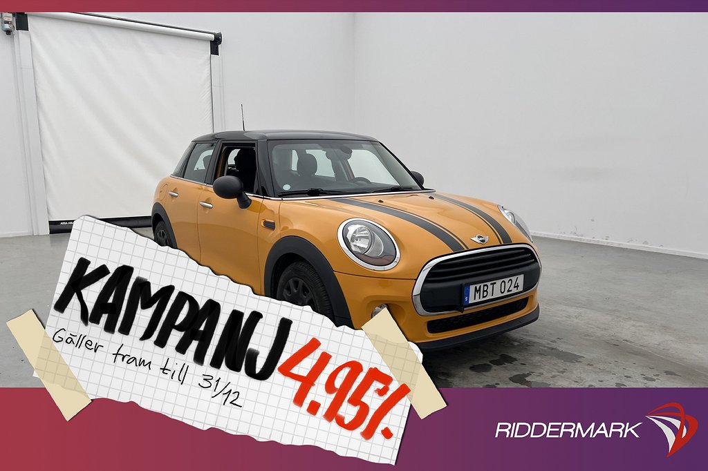 MINI One 5-dörrar 102hk Pepper Keyless Lågska 4,95% Ränta