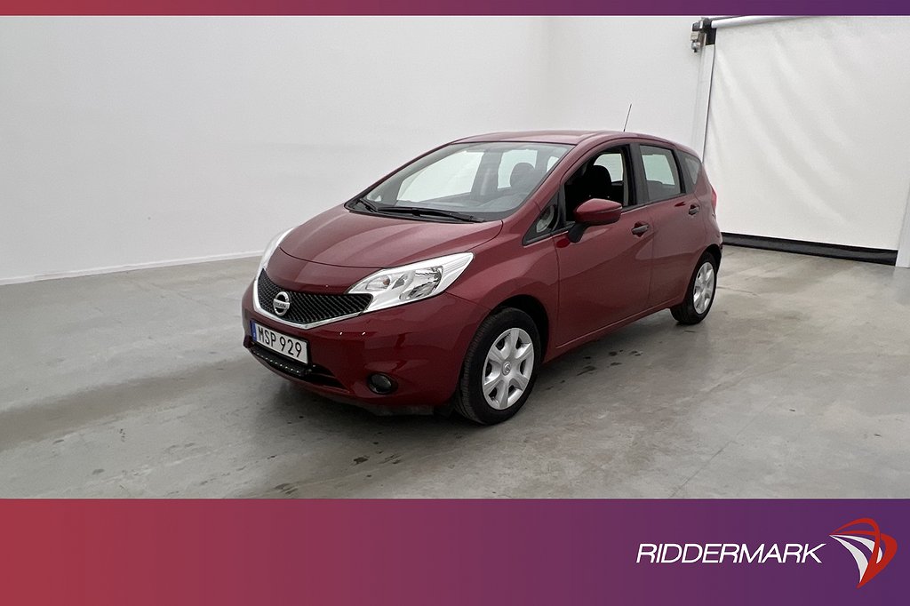 Nissan Note 1.2 80hk Farthållare Låg-skatt 0,47L/Mil