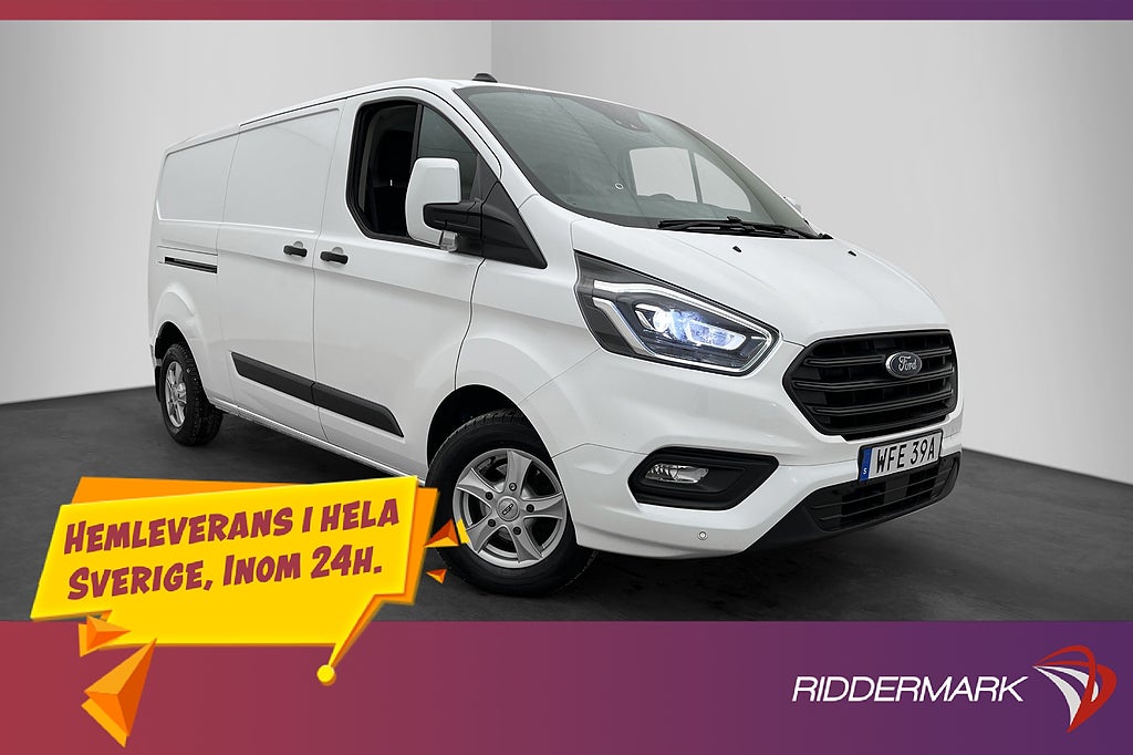 Ford transit-custom L2 Värmare Drag CARPLAY B-Kamera Moms