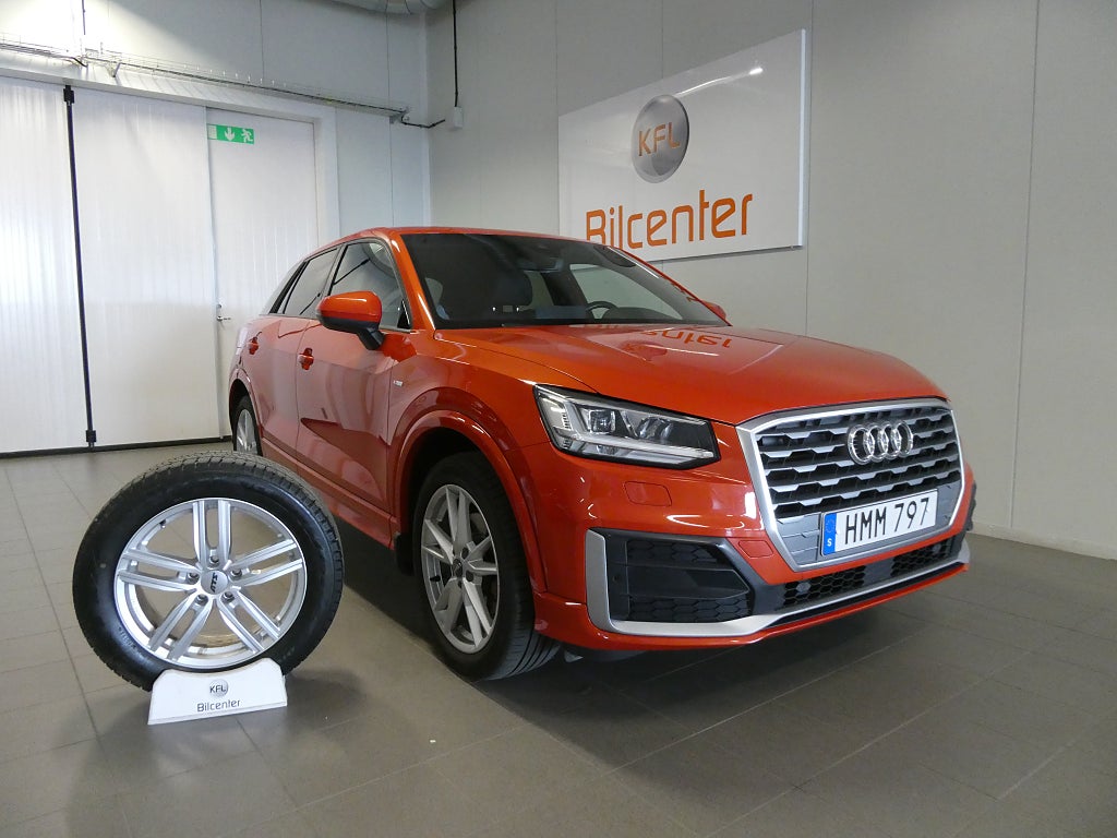 Audi Q2 1.4 TFSI S-Line Automat-Cockpit-Navi-Motorvärmare-SoV