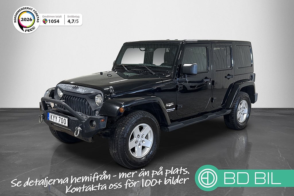 Jeep Wrangler Unlimited 2.8 4WD SAHARA BLACK SKINN