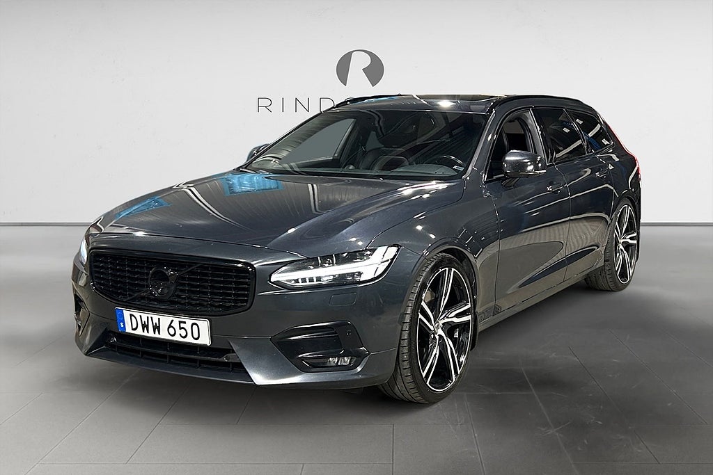 Volvo V90 D5 AWD 235 HK AUT R-DESIGN DRAG B&W VOC PANO 360° 21"