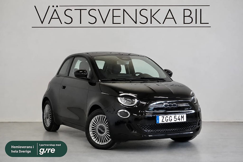 Fiat 500E 42 kWh 118hk Pano/Navi/MOMS