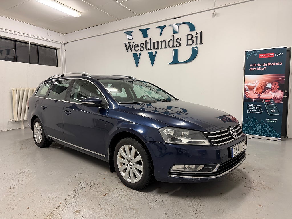 Volkswagen Passat Variant 1.4 TGI EcoFuel Masters | Skinn | Farthållare | SoV-Hjul