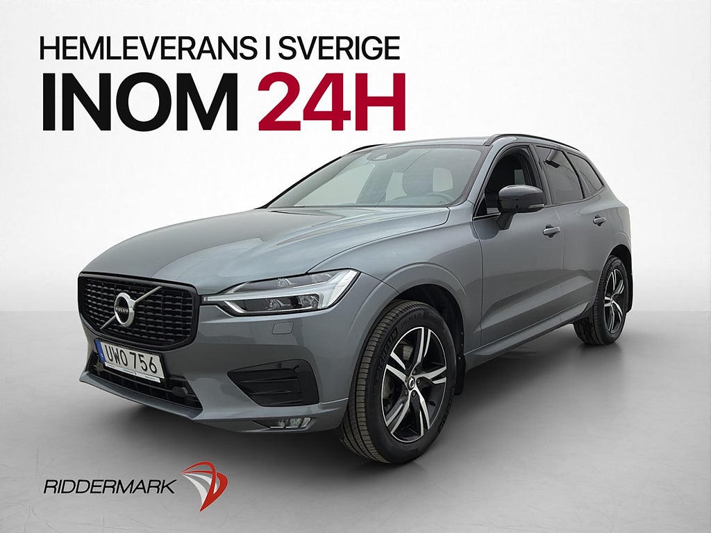 Volvo XC60 B4 AWD R-Design Värmare Skinn Drag Kamera BLIS