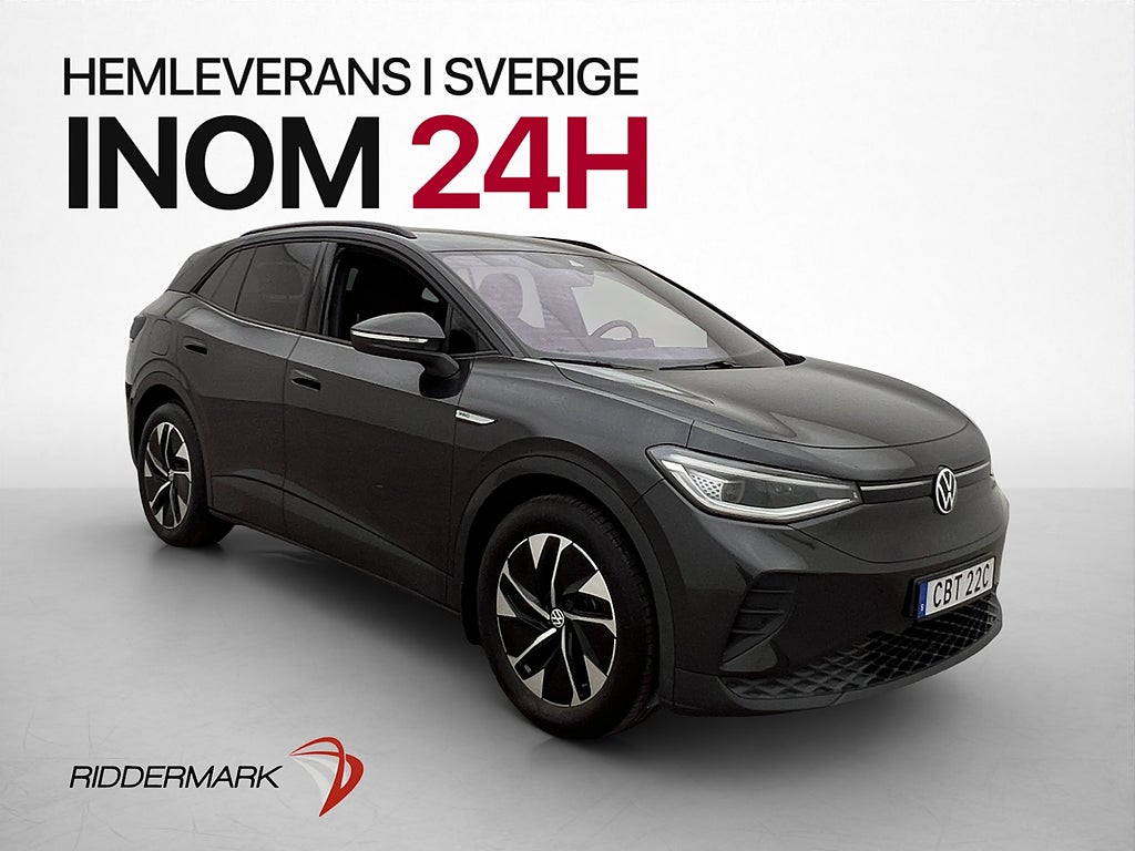 Volkswagen ID.4 Pro Performance 204hk Dragkrok Kamera MOMS