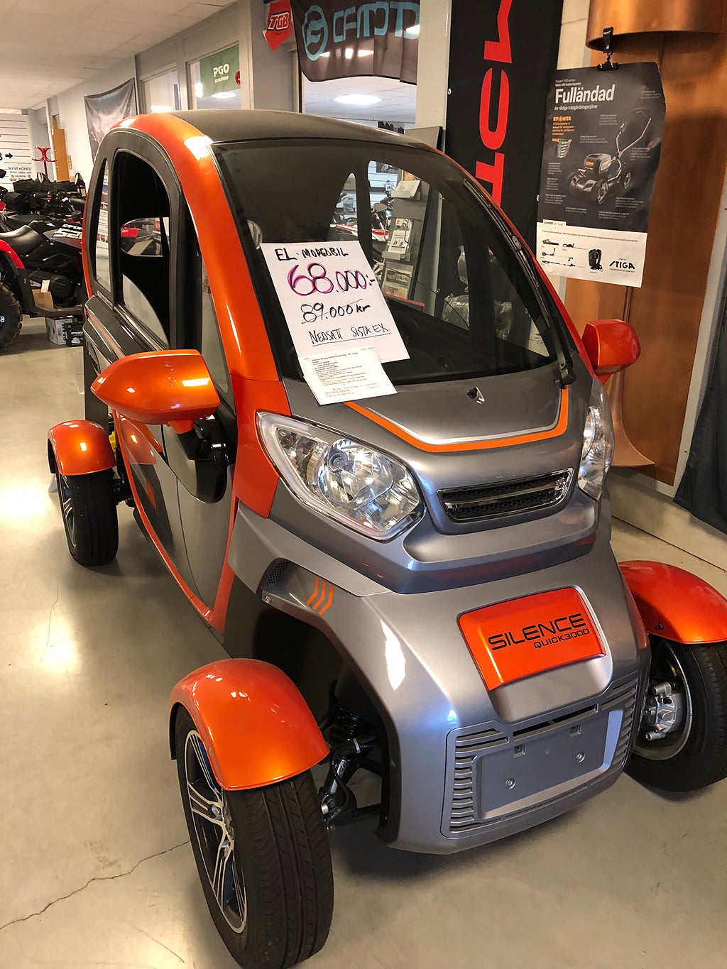 Silence QUICK 3000 MOPEDBIL EL EU45