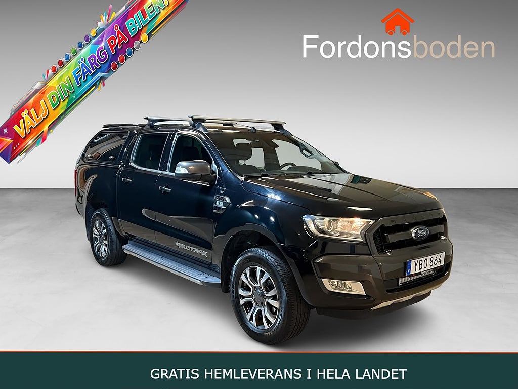 Ford ranger Dubbelhytt 3.2 TDCi 4x4 Wildtrak Kåpa MOMS Nyservad