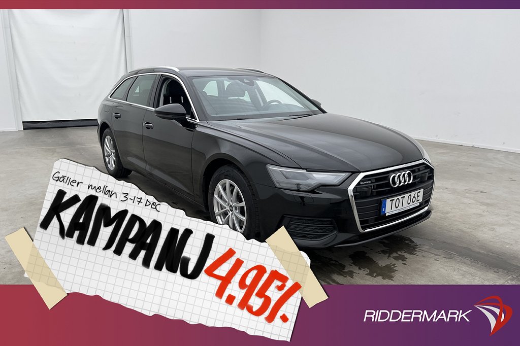 Audi A6 Avant 40 TDI Q Proline P-Värm Drag MOMS 4,95% Ränta