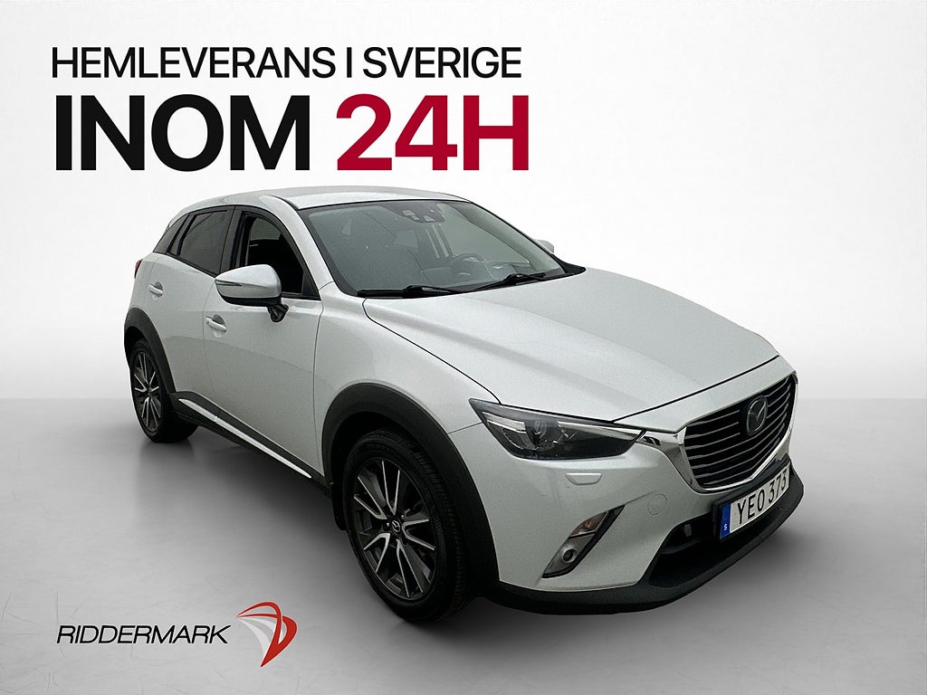Mazda CX-3 2.0 150hk Optimum BOSE HUD Kamera Drag Värmare