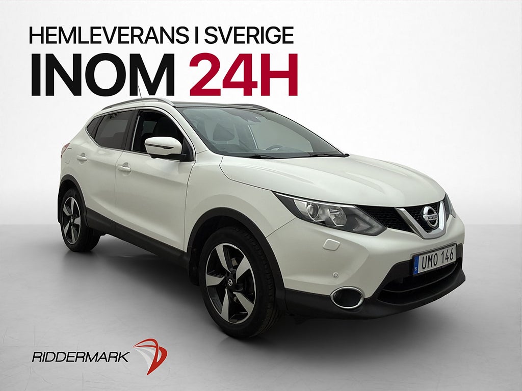 Nissan Qashqai 1.5 dCi Tekna Pano 360° Navi Drag Välservad