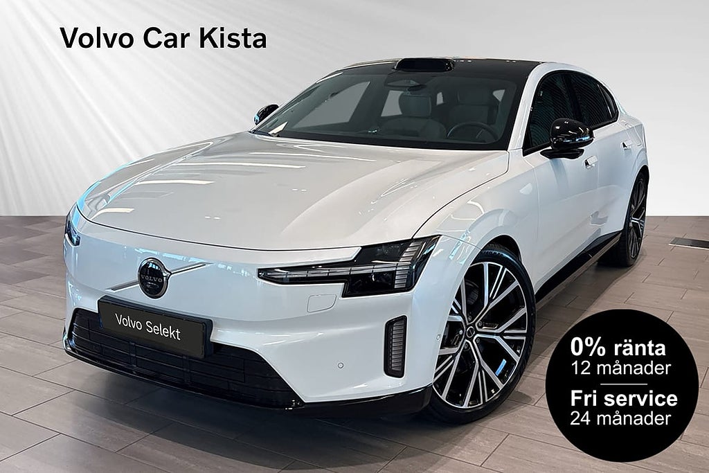 Volvo ES90 Single Motor Ext Range Ultra B/W Massage 0% RÄNTA