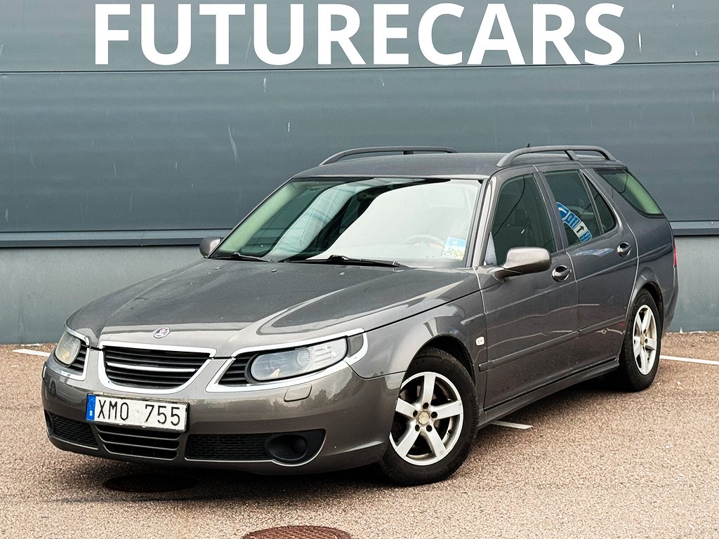 Saab 9-5 SportCombi 2.3 T Linear Nybesiktigad, Dragkrok mm 