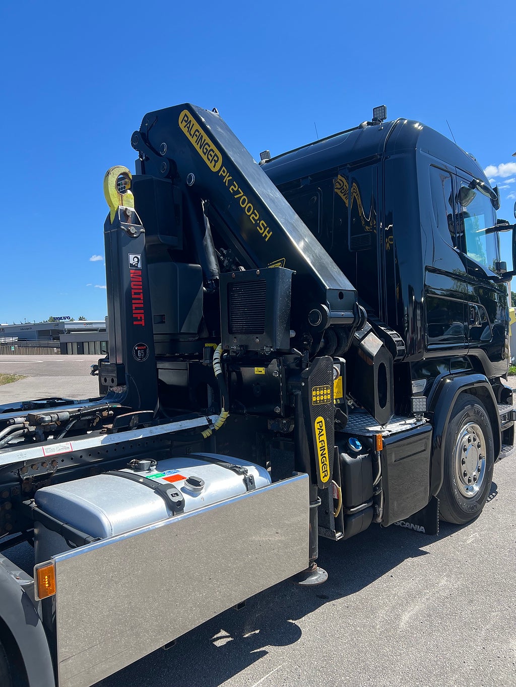 Scania R490 8x4*4 Tridem Kranväxlare, Palfinger 27002 Kran