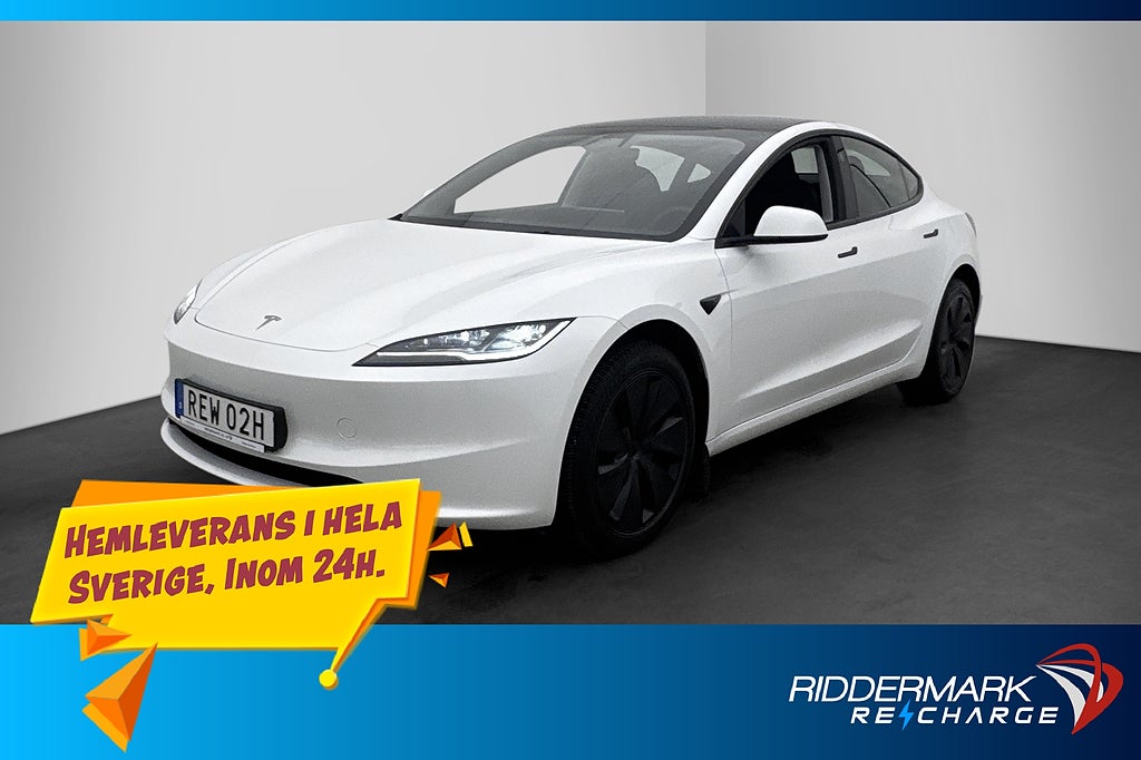 Tesla Model 3 Standard Range Autopilot Panorama Svensksåld