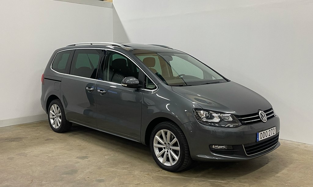 Volkswagen Sharan 2.0 TDI 7-sits Panorama/Drag/Värmare 150Hk