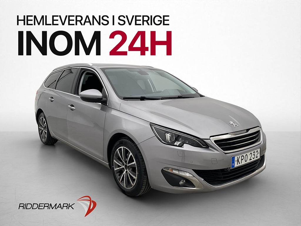 Peugeot 308 SW 131hk Allure M&K-Värmare Sensorer Farthållare