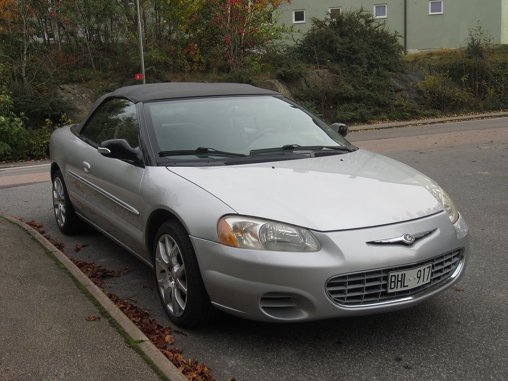 Chrysler Sebring Cabriolet 2.7 V6 Automatisk, 203hk, 2001
