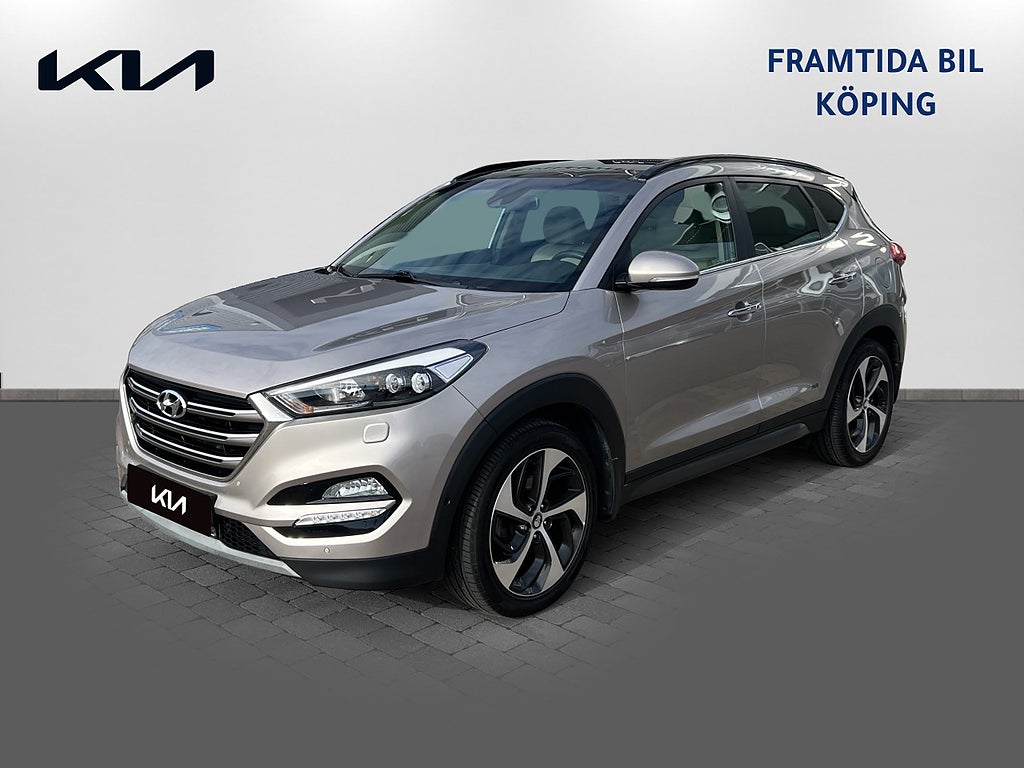 Hyundai Tucson 1.6T AWD DCT ComfortPlus Euro6 Skinn/Backkamera/Vhjul