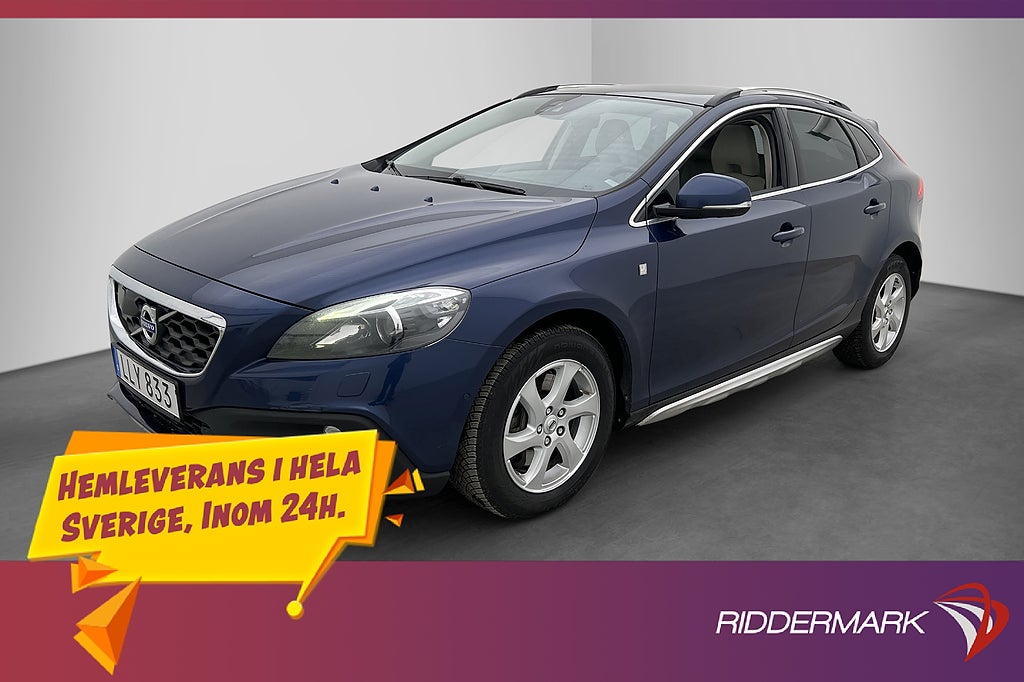 Volvo V40 Cross Country D3 Ocean Race Värmare Pano Skinn