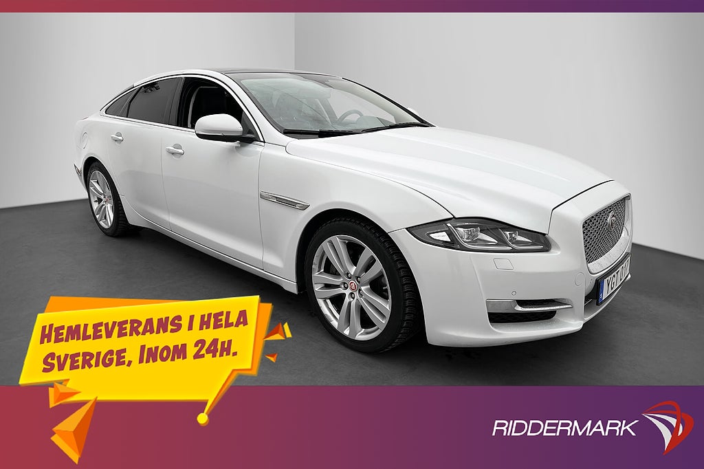 Jaguar XJ 3.0 V6 300hk Taklucka Skinn Meridian
