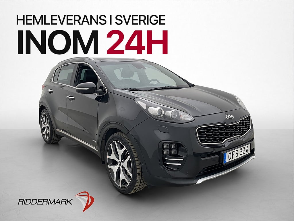 Kia Sportage 2.0 CRDi AWD GT-Line Pano Läder Kamera JBL Navi