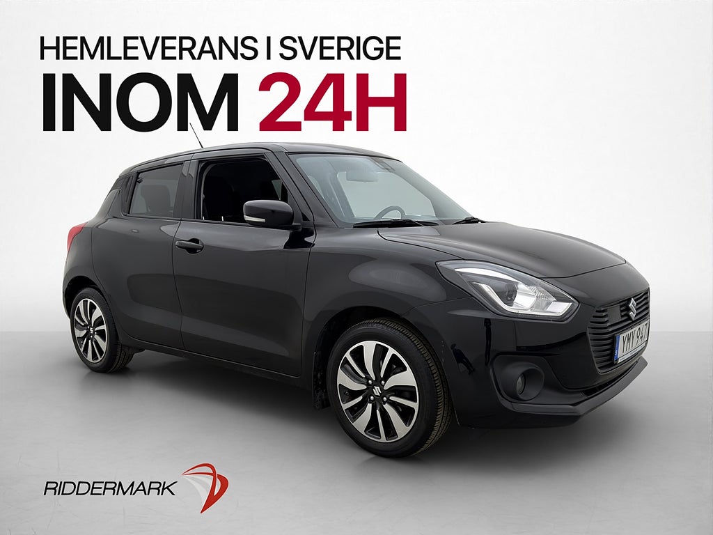 Suzuki Swift 1.2 VVT 90hk Kamera CarPlay Navi Adaptiv-fart