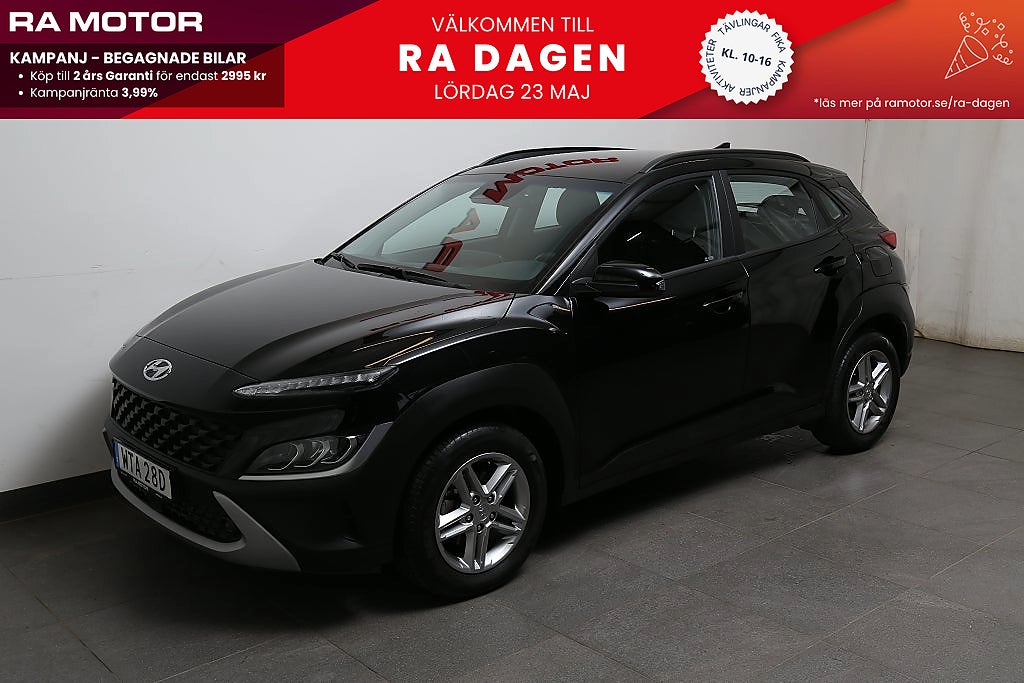 Hyundai Kona 1,0 T-GDI iMT 120hk Essential CarPlay P-sensor Kamera