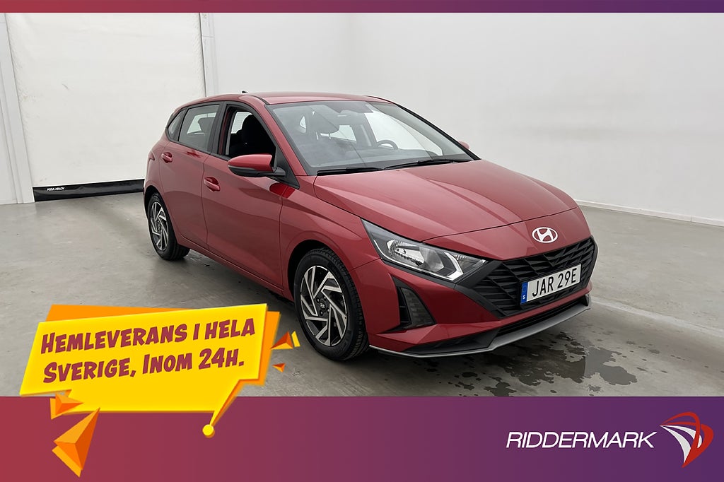 Hyundai i20 1.2 MPi 84hk Essential Carplay Kamera Sensorer