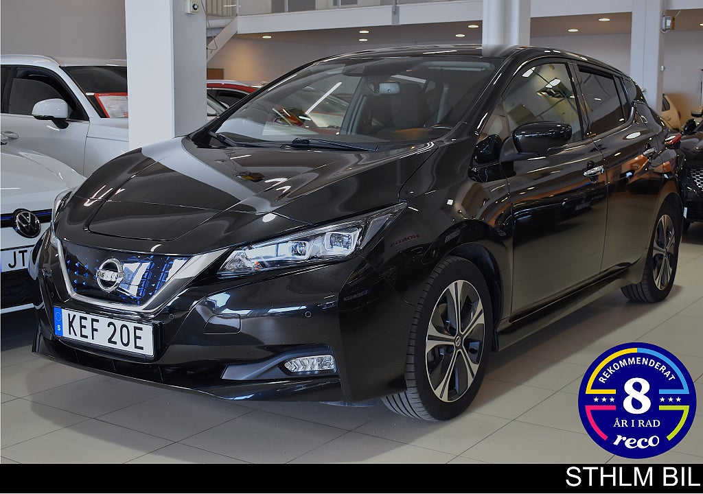 Nissan Leaf N-Connecta 40KwH Navi Carplay 360° 4.95% Ränta 150hk