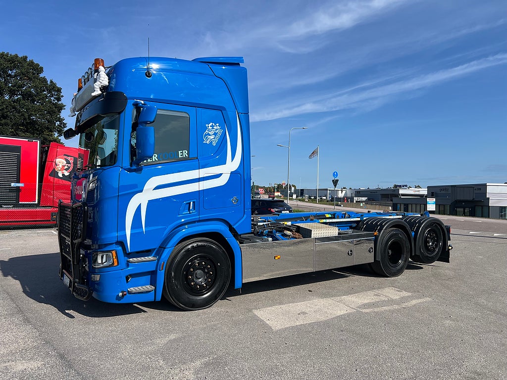 Scania R660 V8 6x2*4 Lastväxlare, ADR, Liftdumper, Euro 6