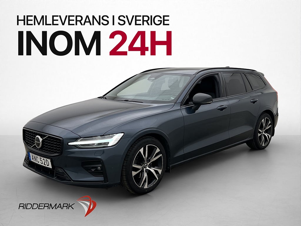 Volvo V60 B4 197hk Plus Dark Skinn D-Värmare Nav Kamera Drag